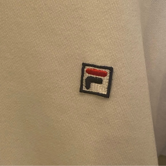 Vintage FILA White Sweatshirt Size XL-Unisex-Made in Hong Kong - Picture 3 of 6